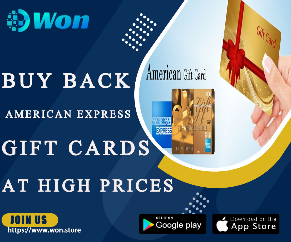 Won platform recycles American Express gift cards at high prices and earn extra cash