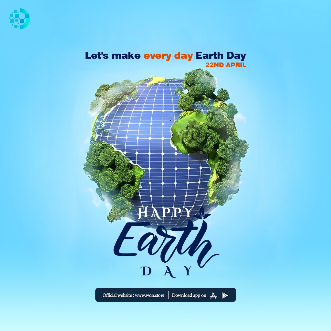 Won Gift Card Platform wishes Earth Day: Entering a sustainable future