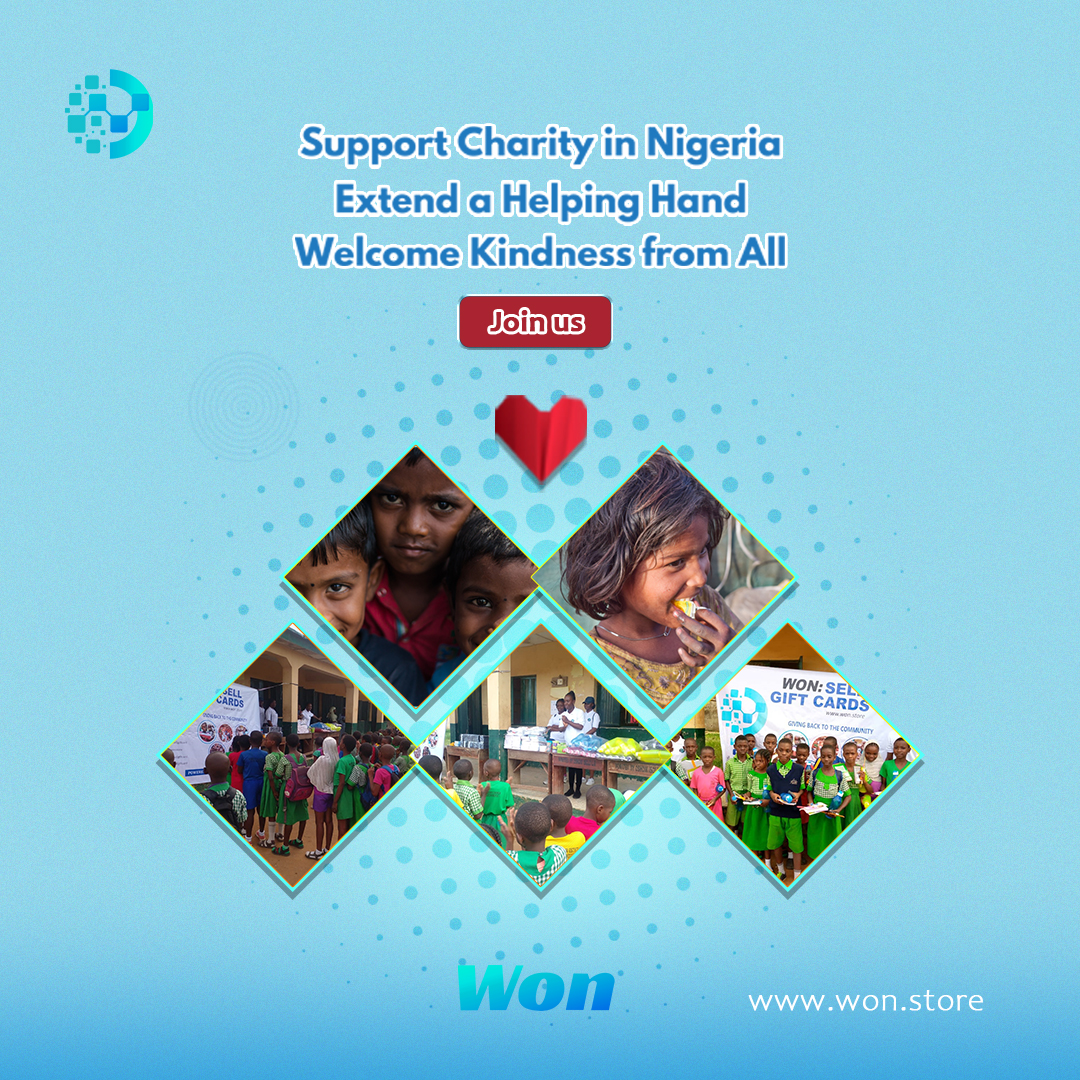 Won: Promote charity in Nigeria and attract kindhearted people to lend a helping hand