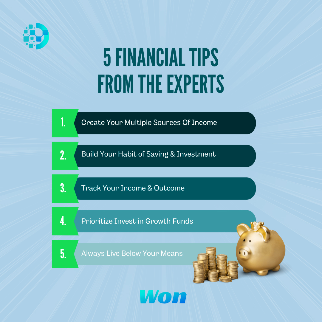 5 Financial Tips to Achieve Wealth Freedom through Won Gift Card Platform