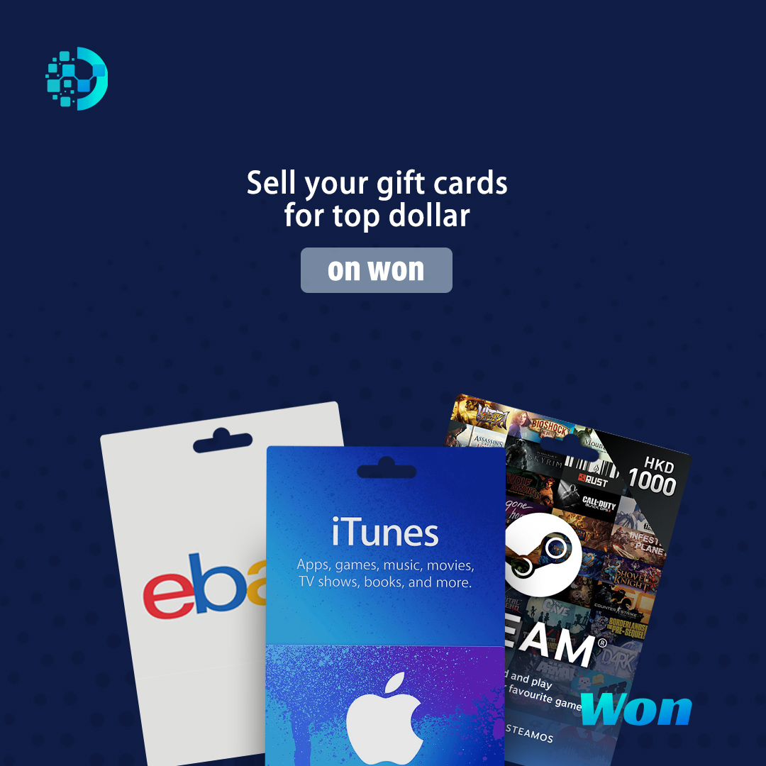Most Traded Gift Cards on Wonin June